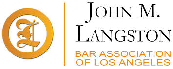 John Langston with a logo and white background
