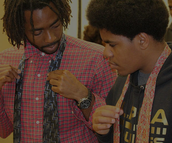 Boys wearing neckties